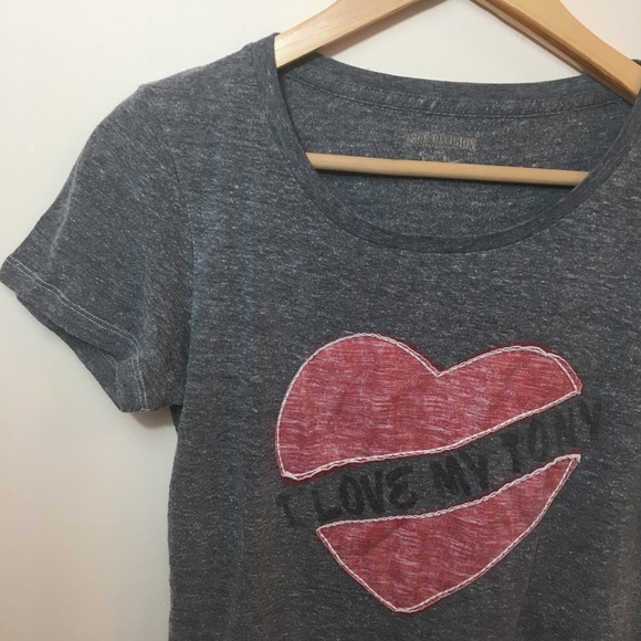 True Religion Tops - True Religion “I Love My Tony” Tee